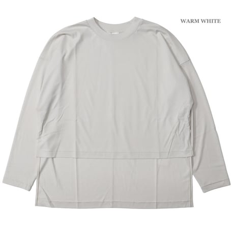Ladie's / ATON（レディース エートン）"FRESCA SMOOTH OVERSIZED T-SHIRT"
