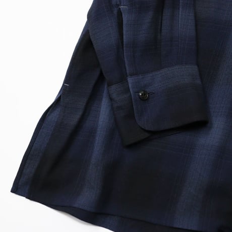 MAATEE&SONS（マーティーアンドサンズ）"op collar shirts "海島綿RAYON""