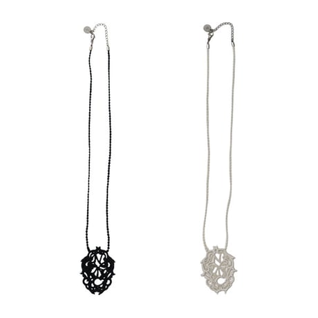 Ladie's / Nigel Cabourn WOMAN（ナイジェルケーボン ウーマン）"ANTIQUE LACE INITIAL LONG NECK"