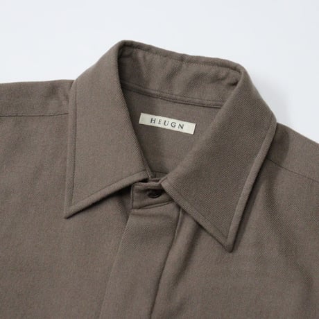 HEUGN（ユーゲン）"Dick Wool Saxony shirts"