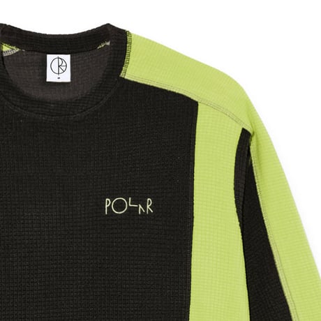 POLAR SKATE CO.（ポーラー スケート カンパニー）"Grid Fleece Sweater"