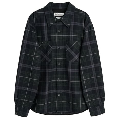 OUR LEGACY（アワー レガシー）"WHOPPIN SHIRT - Raven Check Ranch Cotton"