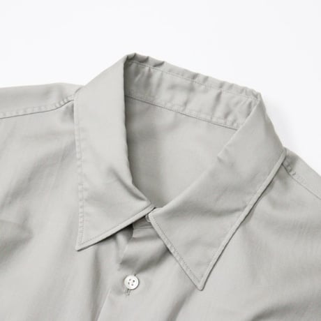 Ladie's / Graphpaper（レディース グラフペーパー）"Silicon Poplin Deep Slit Regular Collar Shirt"