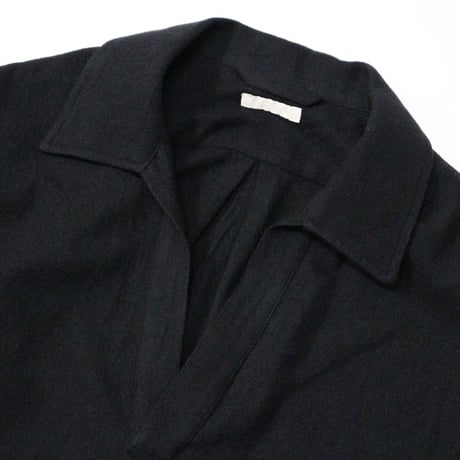 ULTERIOR（アルテリア）"WASHED SUPER FINE WOOL VIYELLA SKIPPER SHIRT"