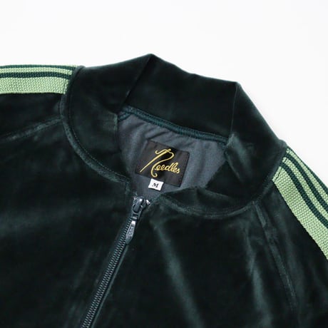 NEEDLES（ニードルス）"Rib Collar Track Jacket - C/PE Velour"