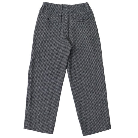 ULTERIOR（アルテリア）"WOOL SILK CHECK DRAWSTRING PANTS"