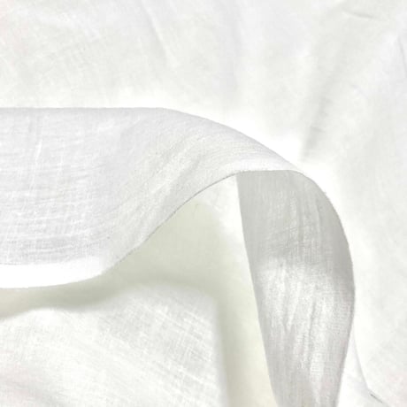 【カット済50cm】アウトレット　ホワイト　56番手　インドカディ　手紡ぎ・手織りテキスタイル　ハンドメイド　コットン