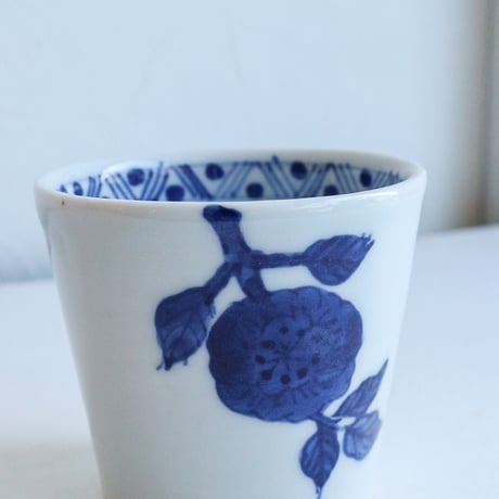 米満麻子　青花 フリーカップ