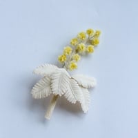 kico 　ミモザのブローチ
