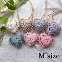 【受注製作】ハートオーナメント　Mサイズ