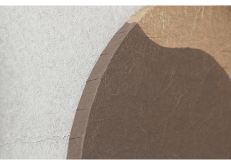 円形和紙アートパネル「凪－Nagi」　Washi Wall Art Panel　300φ