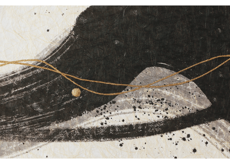 和紙アートパネル「翔－Sho」 Washi Wall Art Panel 800×210 |