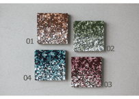 和紙ミニアートパネル「微泡－bihou」　Washi Mini Art Panel　150×150 全4種