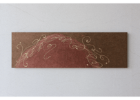 和紙アートパネル「陽炎－Kagerou」　Washi Wall Art Panel　910×280