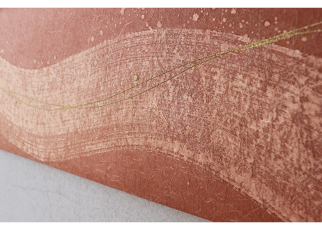 和紙アートパネル「悠久－Yukyu」　Washi Wall Art Panel　910×280
