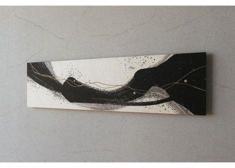 和紙アートパネル「翔－Sho」 Washi Wall Art Panel 800×210 |