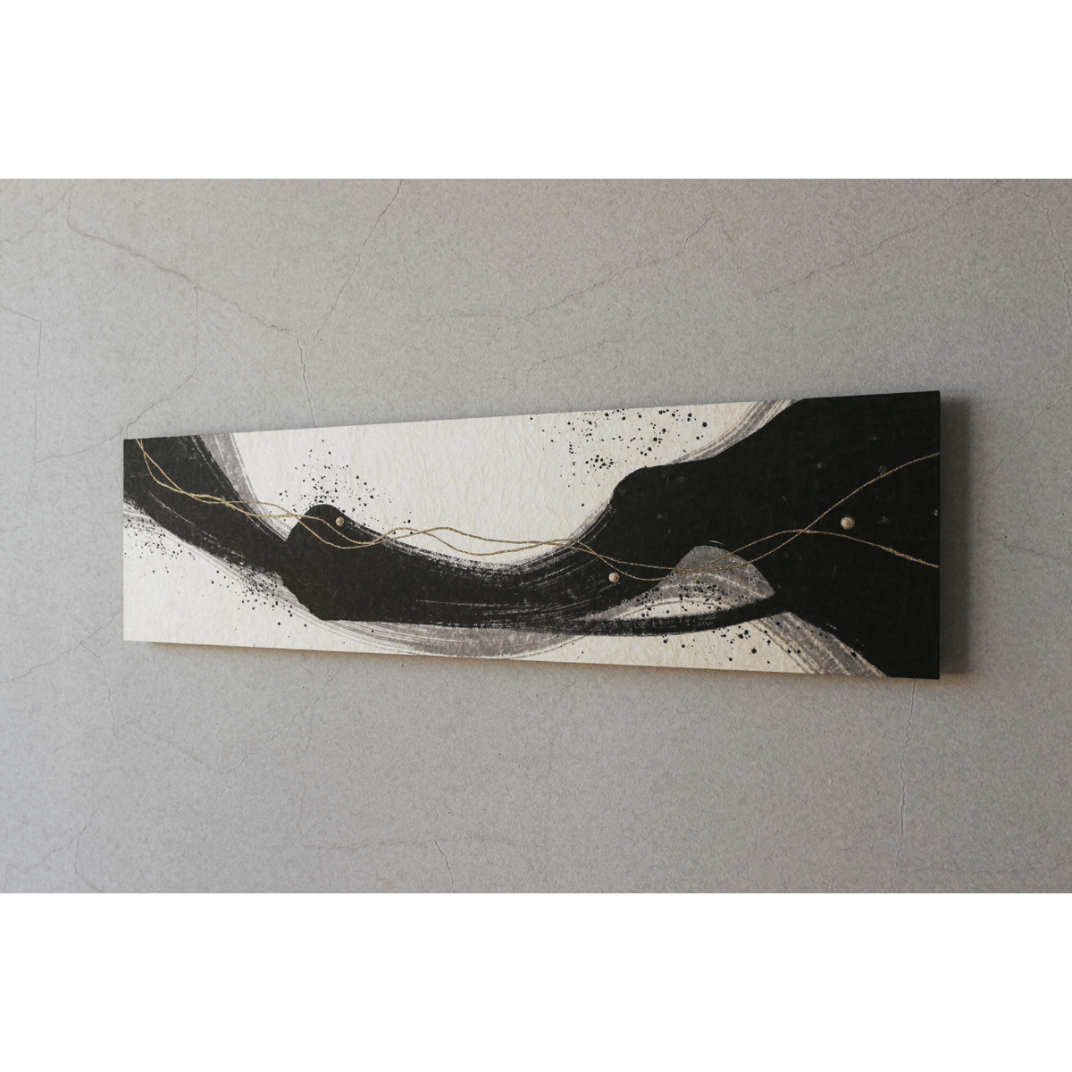 和紙アートパネル「翔－Sho」 Washi Wall Art Panel 800×210 |