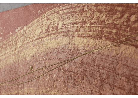 和紙アートパネル「悠久 金彩－Yukyu kinsai」　Washi Wall Art Panel　910×280