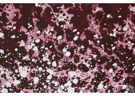 和紙ミニアートパネル「微泡－bihou」　Washi Mini Art Panel　150×150 全4種
