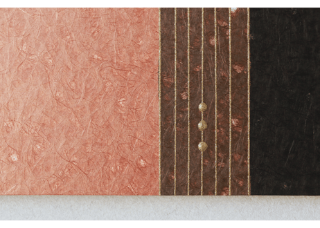 和紙アートパネル「暁闇－Gyouan」　Washi Wall Art Panel　800×210