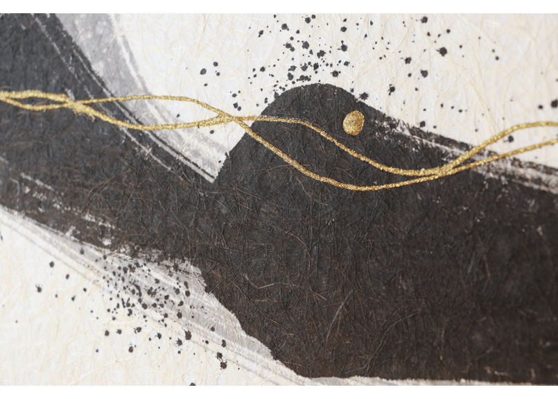 和紙アートパネル「翔－Sho」 Washi Wall Art Panel 800×210 |
