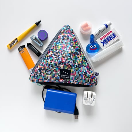 EYL Triple Pocket Pouch【M】X-Pac Digital Noise