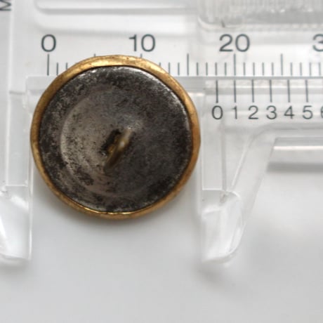france vintage メタルボタン 2個 18㎜