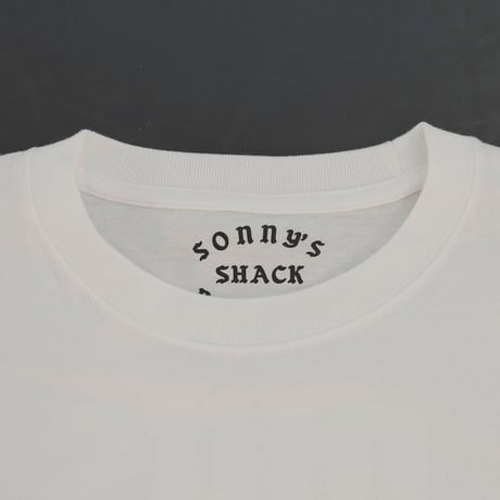nutsANDbones 千社札 赤目の達磨叔父貴ver White TEE