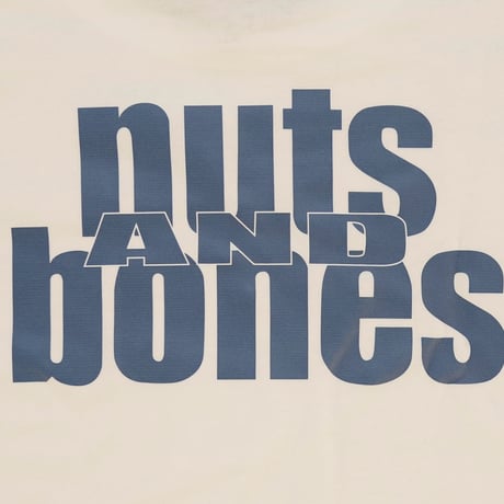 nutsANDbones 千社札 赤目の達磨叔父貴ver White TEE