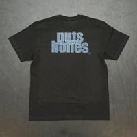 nutsANDbones 千社札 飛葉飛火ver Black TEE