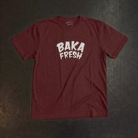 BAKA FRESH Tee  Burgundy
