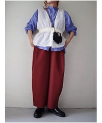 サイドタックハイウエストパンツ
