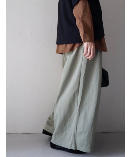 ツイルワイドパンツ