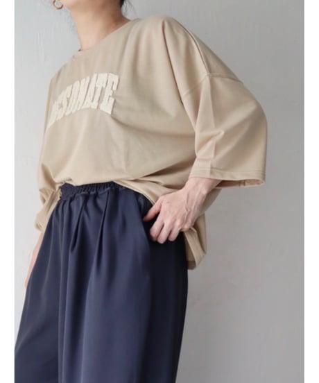 6分袖ワイドTシャツ
