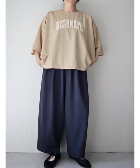 6分袖ワイドTシャツ