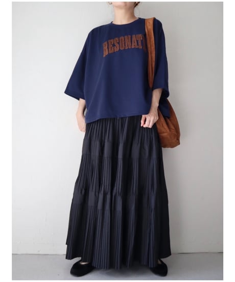 6分袖ワイドTシャツ