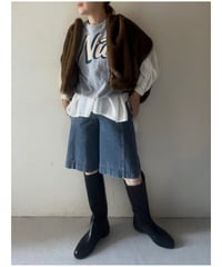 デニムハーフパンツ
