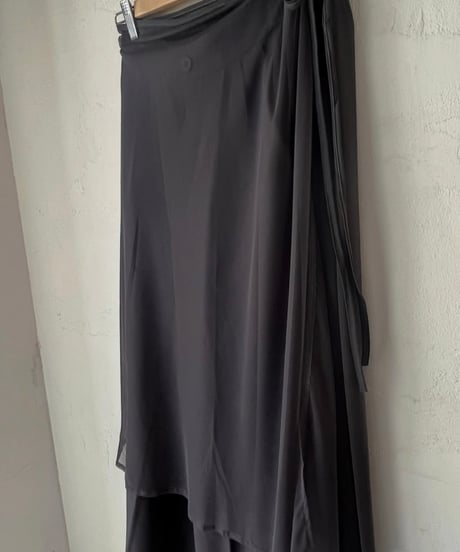 チュールラップスカート付きパンツ