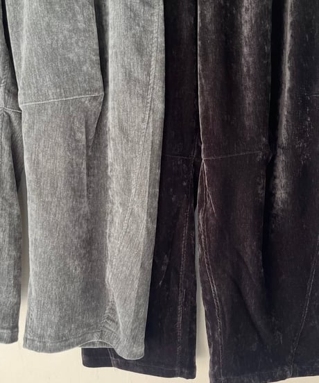 ベロアバレルパンツ