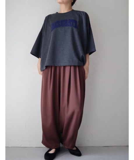 6分袖ワイドTシャツ