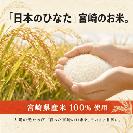甘酒 ちほまろ プレーン 150g×1本｜砂糖不使用・ノンアルコール・植物性乳酸菌入り・宮崎県産米