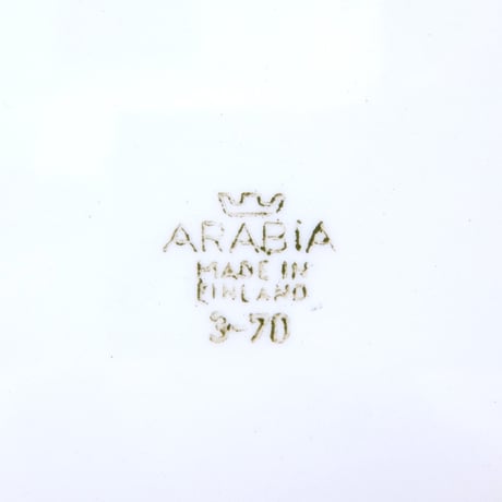 ARABIA アラビア　ヴィッリルース　プレート(S)