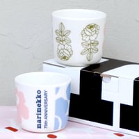 マリメッコ marimekko　＜75th Anniversary＞コーヒーカップ2個セット　日本限定
