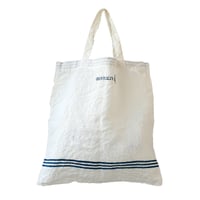 BERTOZZI　ハンドプリントのリネントートバッグ