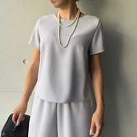 8-151  ラベンダー　半袖トップス　Ｍ