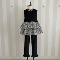 9-037   黒　フリルパンツ　フリー(Ｓ〜Ｍ)  サンプル