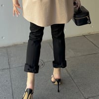 6-191   黒ハニカム　バックリボンレギパン　フリー（Ｌ）
