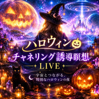 ハロウィンチャネリング誘導瞑想ライブ　10月31日（土)日本時間21時（約１時間）
