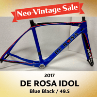 DE ROSA 2017モデル IDOL フレームセット ブルー・ブラック・グロッシー
