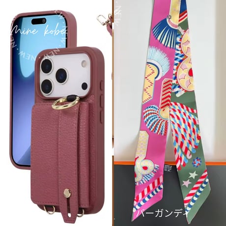 【MINEkobe original】Éclat Scarf Phone Case
